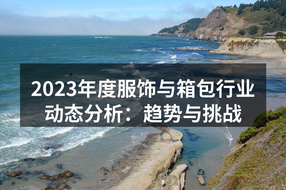 2023年服饰行业趋势图示